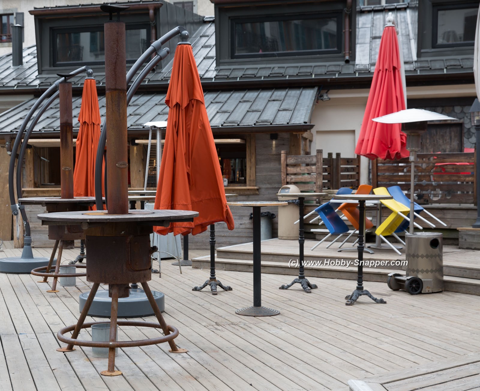 Photo Image Of: Tables with built in stoves !!