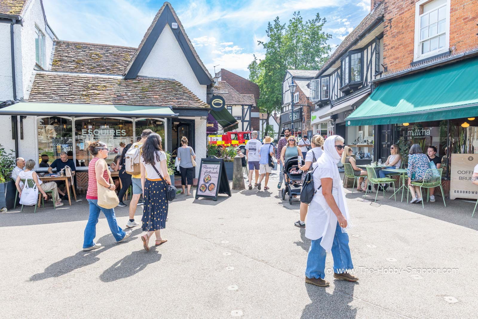 Hitchin on a Saturday afternoon