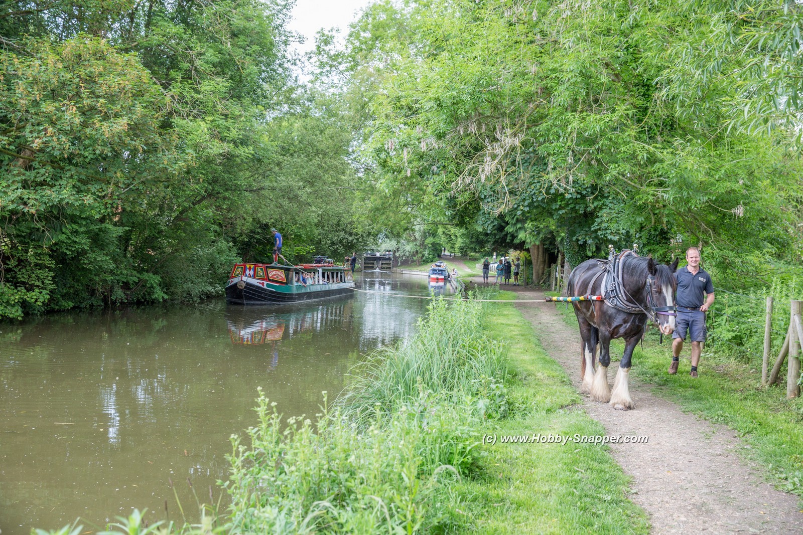 Photo Image Of: Horse drawn trip boat