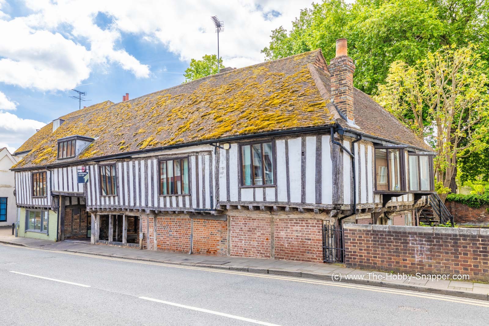 Interesting old house by the river