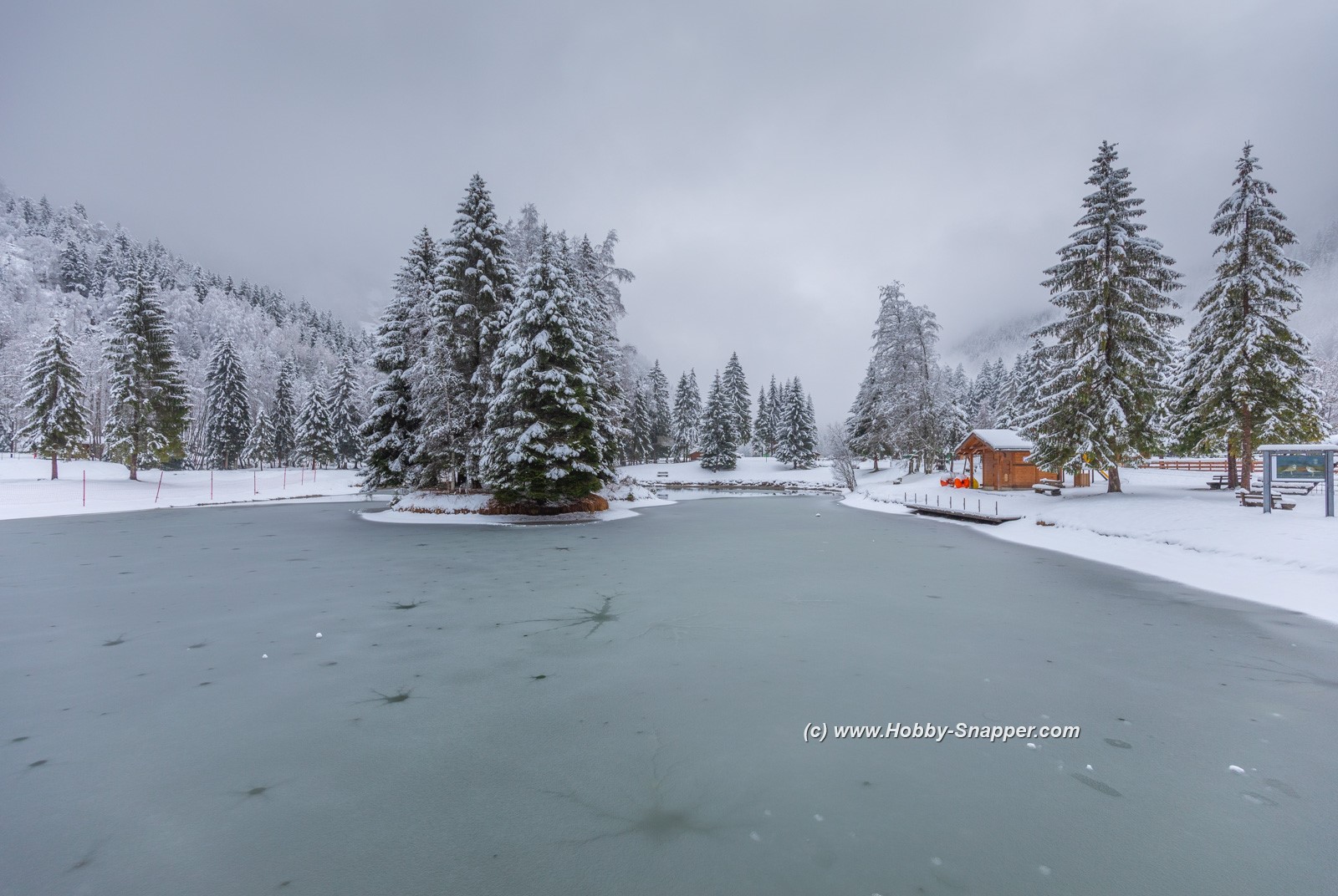 Photo Image Of: Frozen Lake