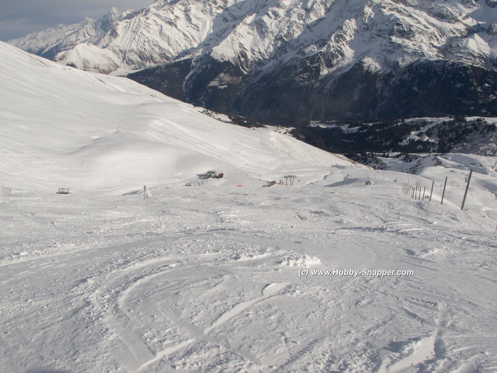 Photo Image Of: Looking down Aiguille Croche