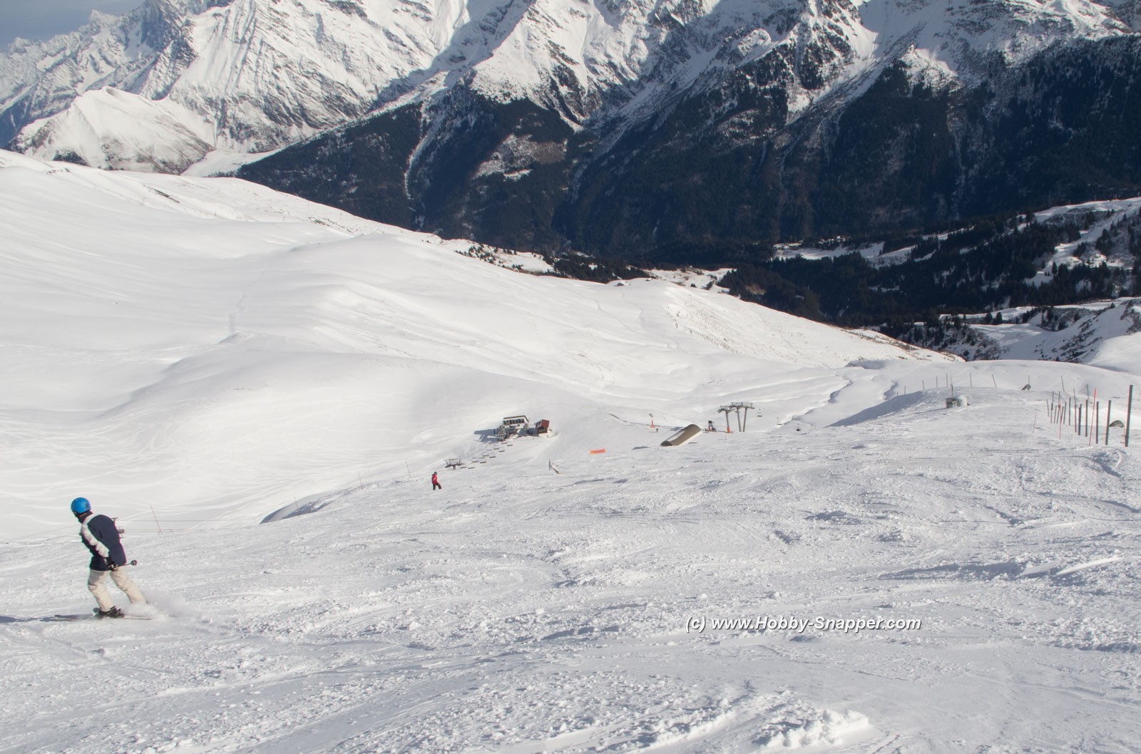 Photo Image Of: Looking down Aiguille Croche