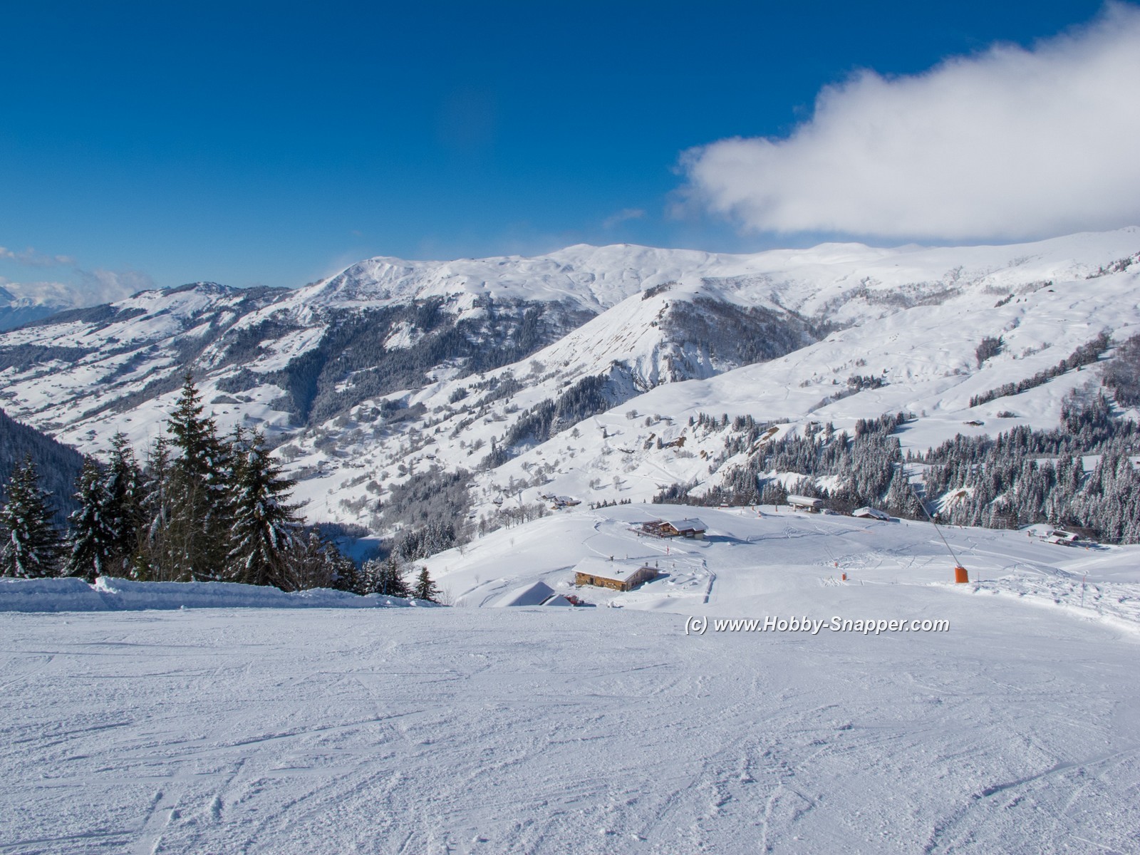 Photo Image Of: Looking down on Hauteluce