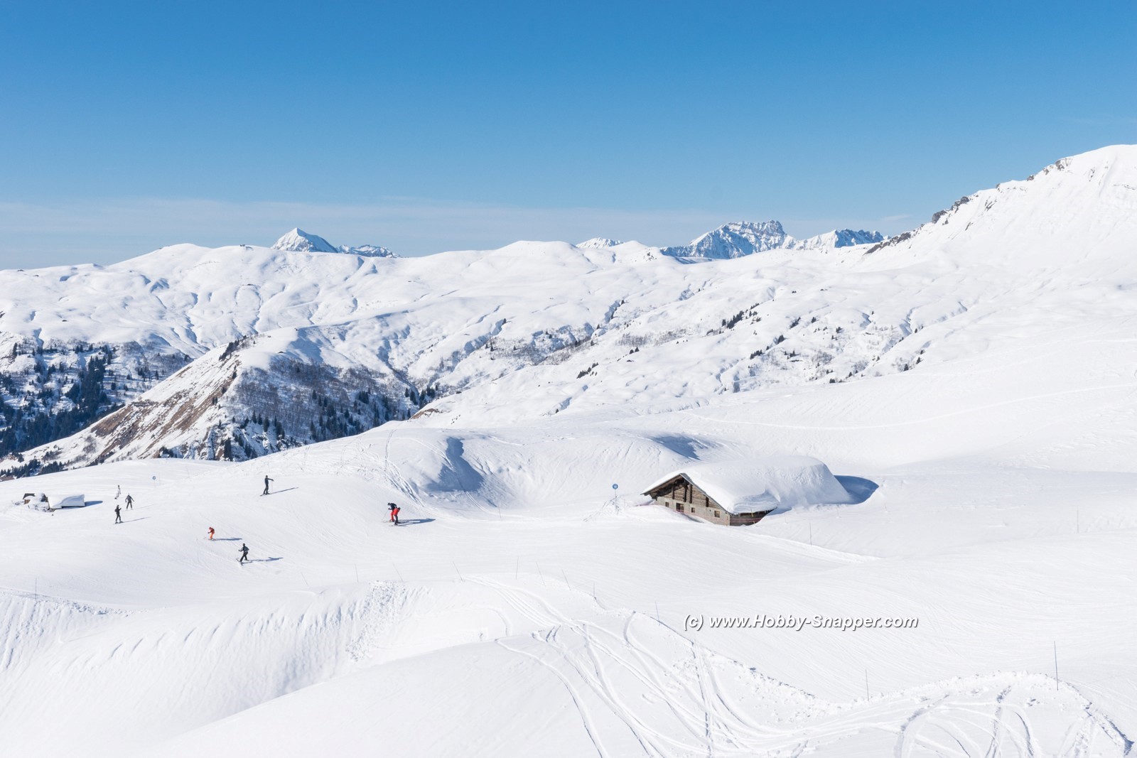 Photo Image Of: Looking down towards Hauteluce