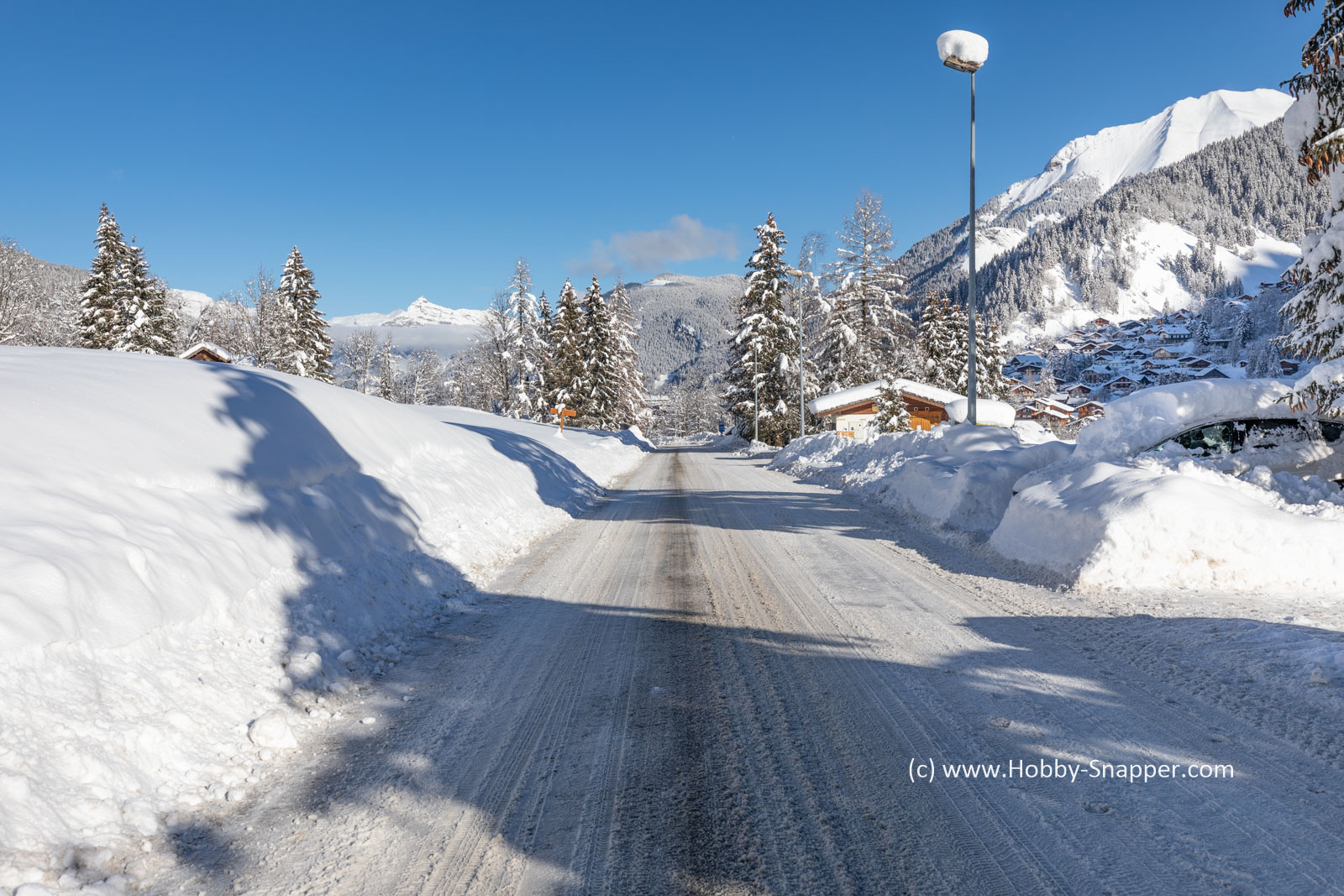 Photo Image Of: Snowy roads