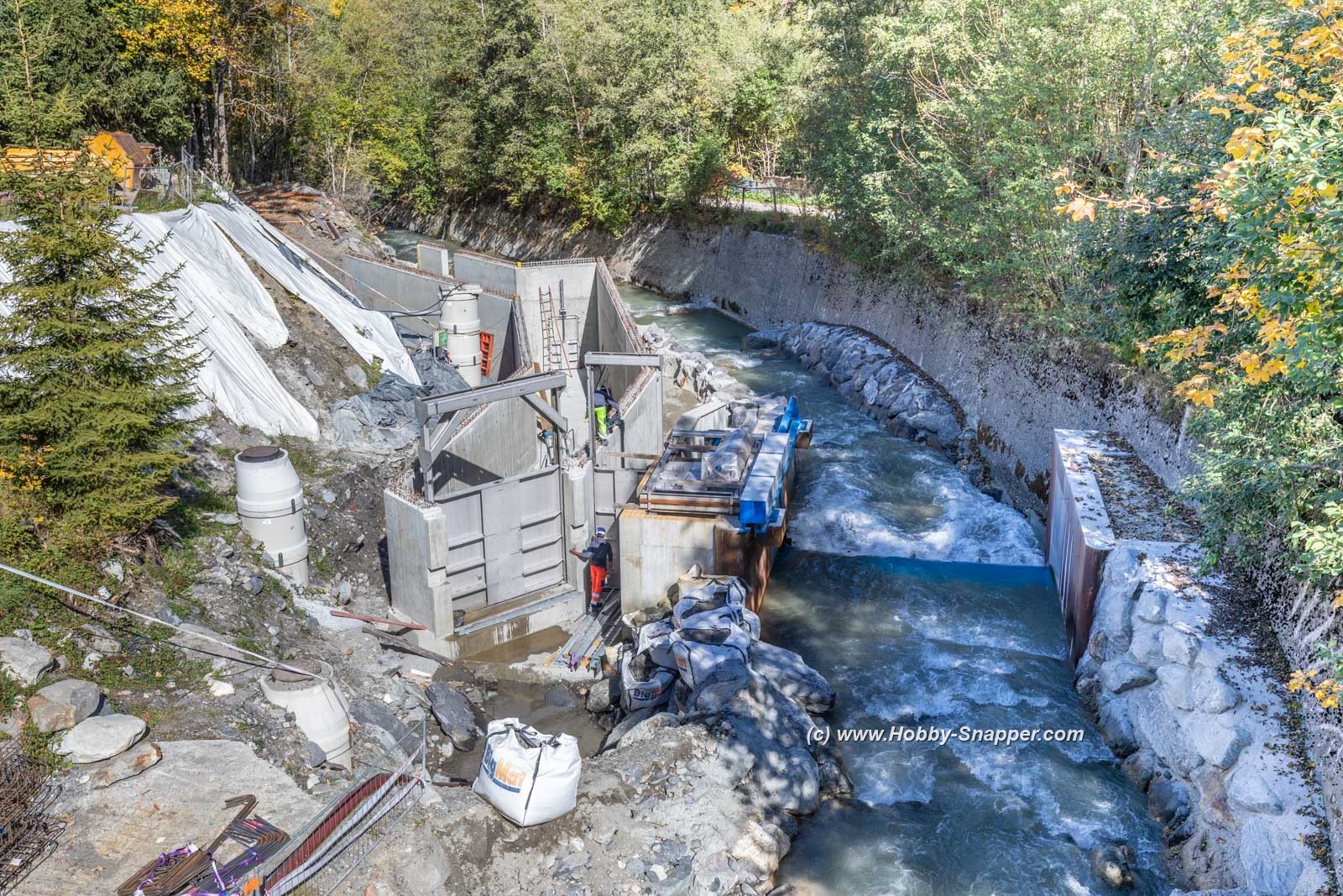 Photo Image Of: The ongoing hydro-electric project