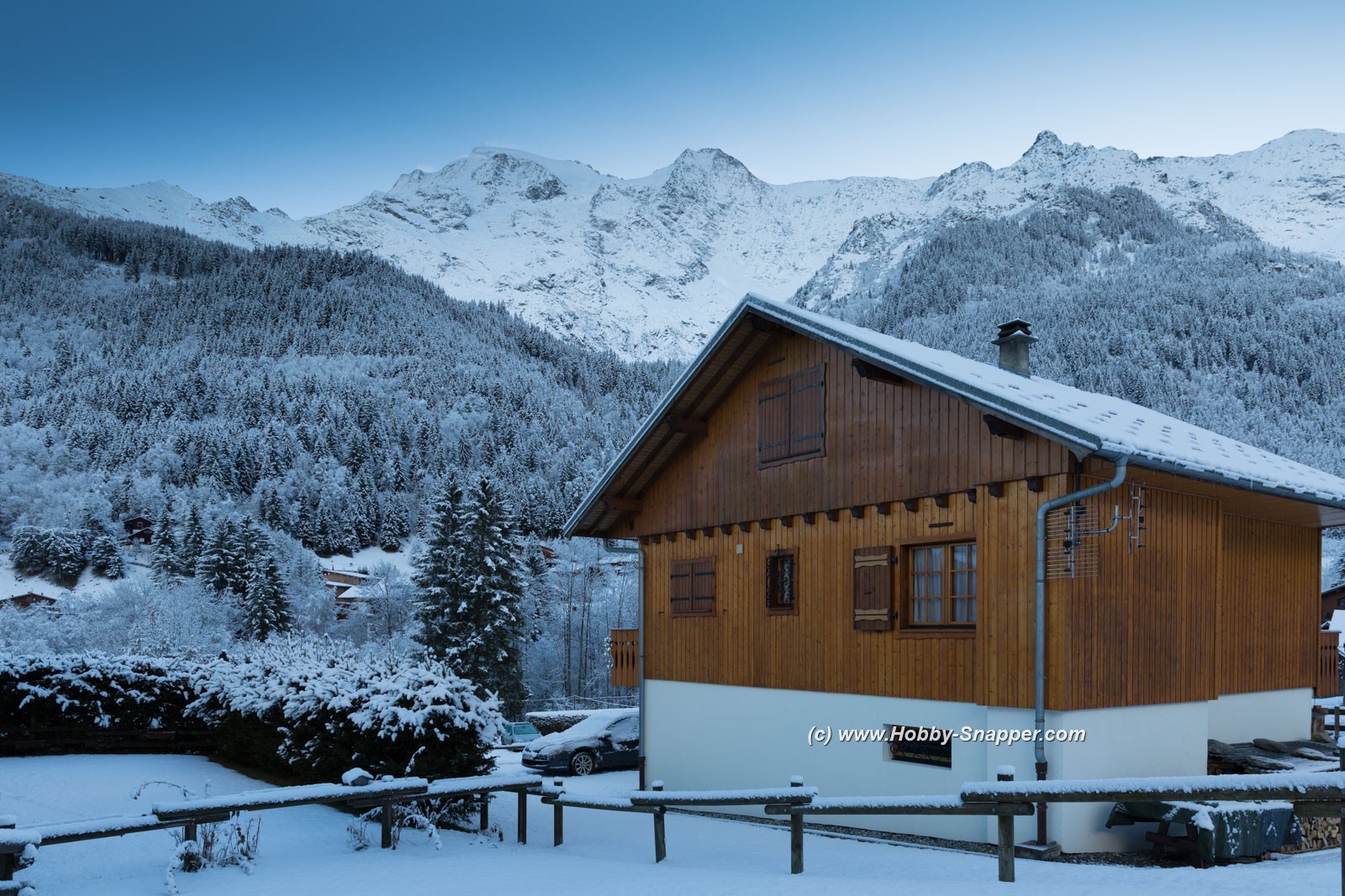 Photo Image Of: The snow finally arrives