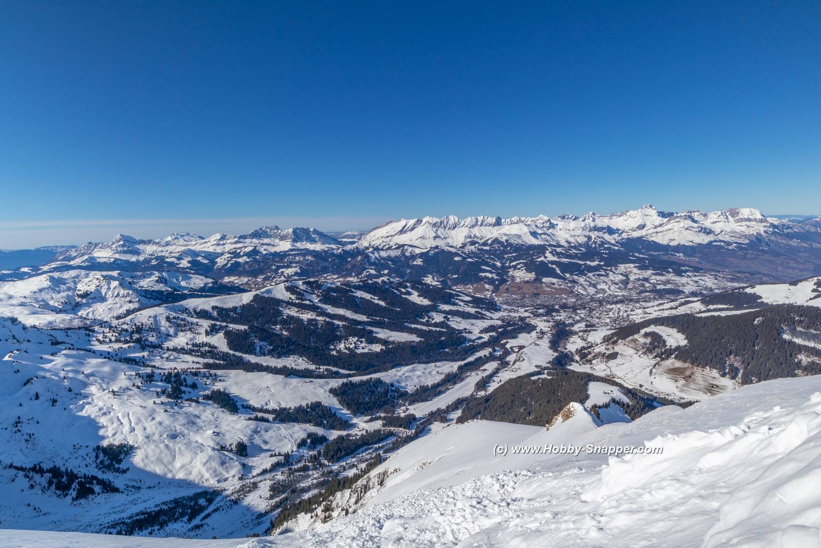 Photo Image Of: The view over Megeve