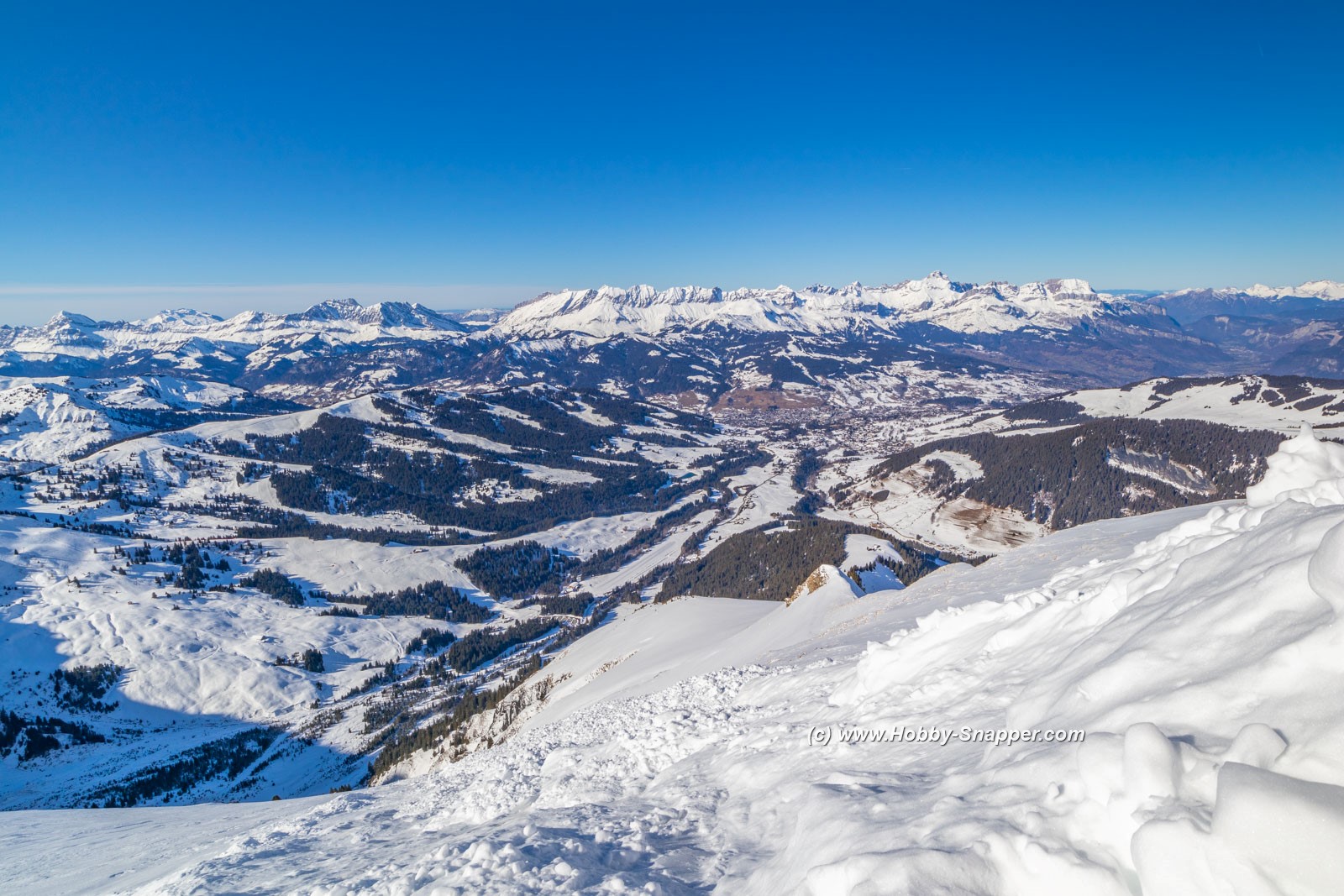 Photo Image Of: The view over Megeve