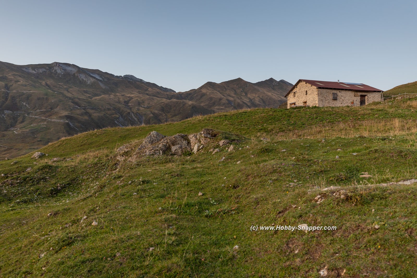 Photo Image Of: Little farmhouse in the mountains