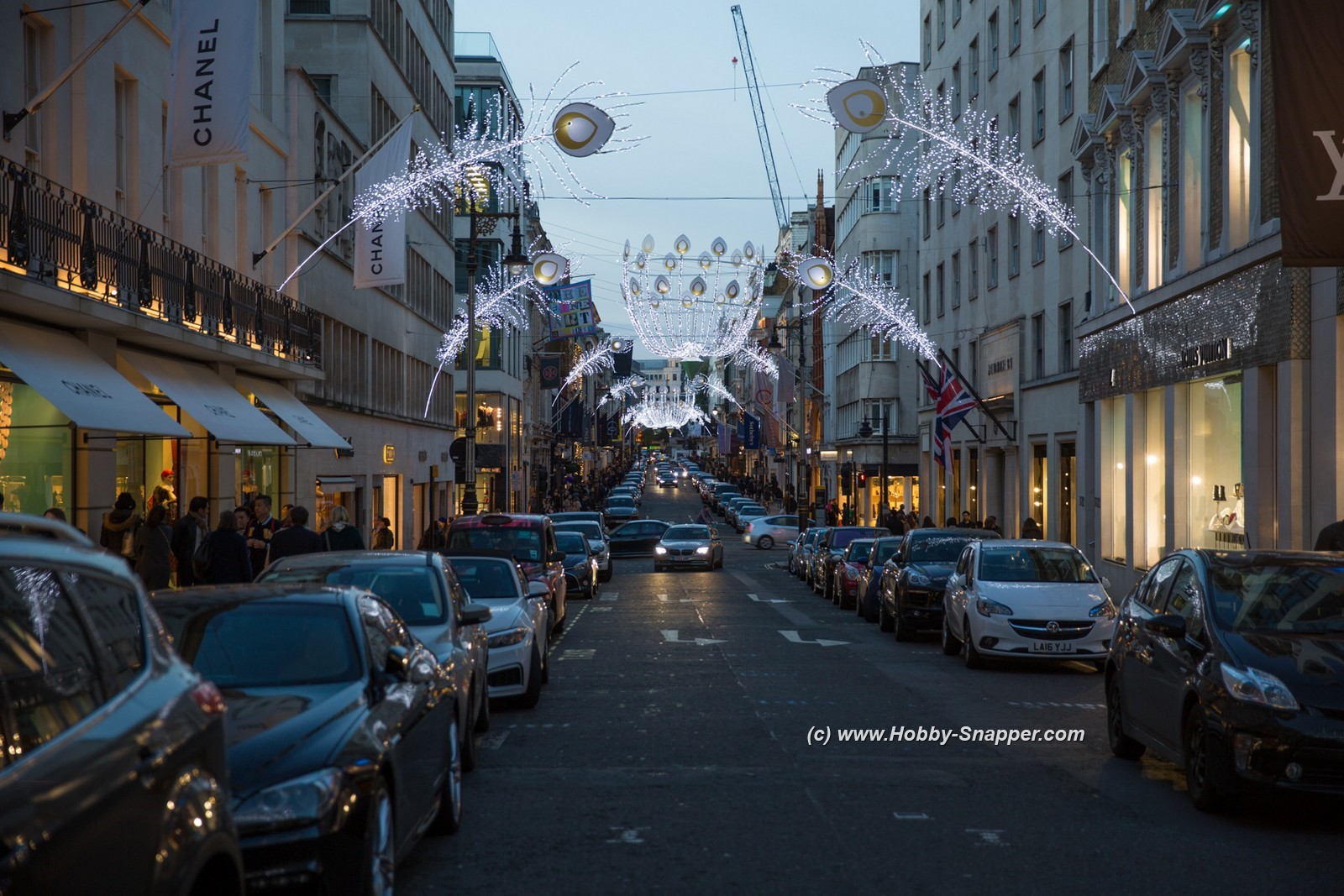 Photo Image Of: Bond Street Christmas lights