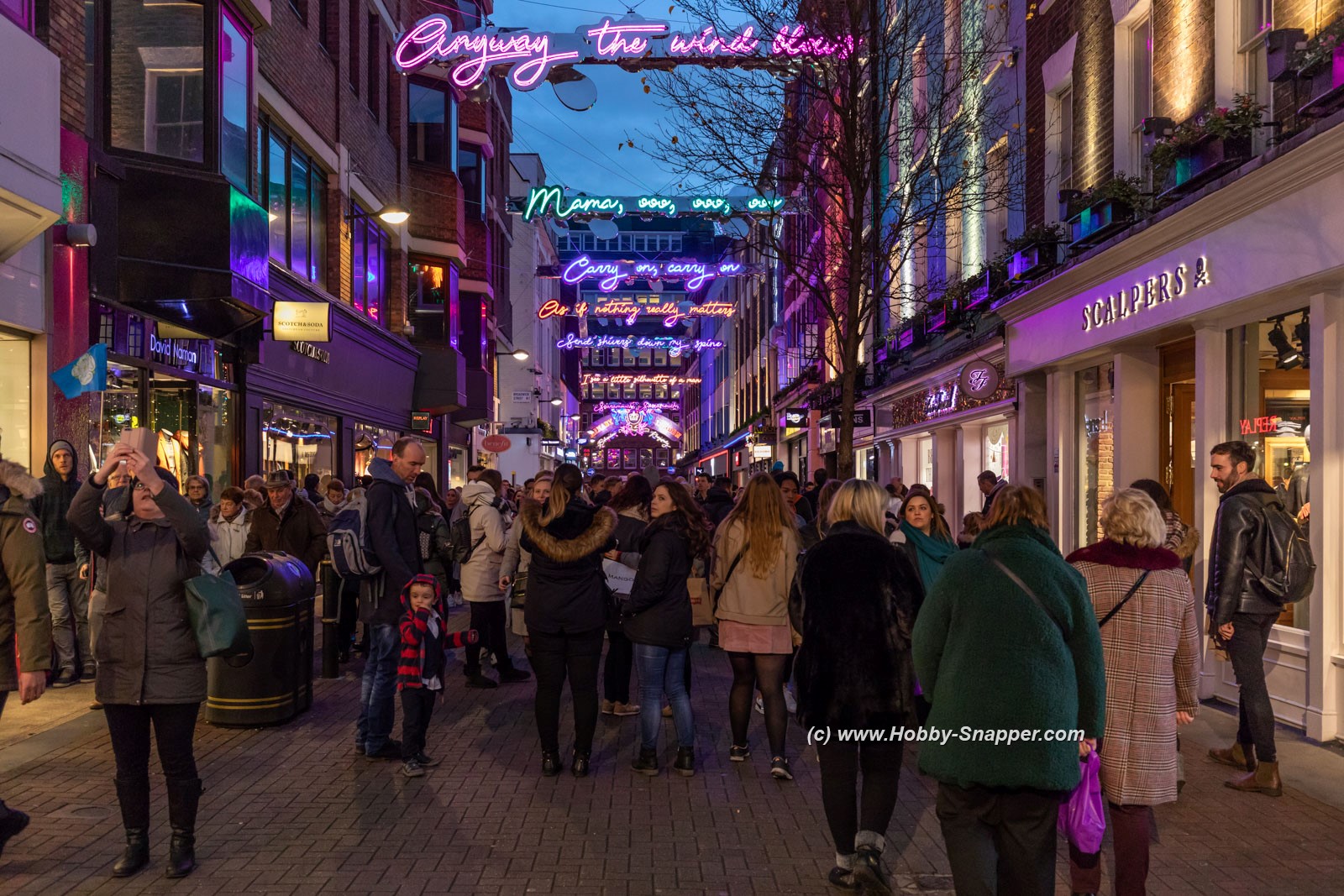 Photo Image Of: Christmas lights at Carnaby Street