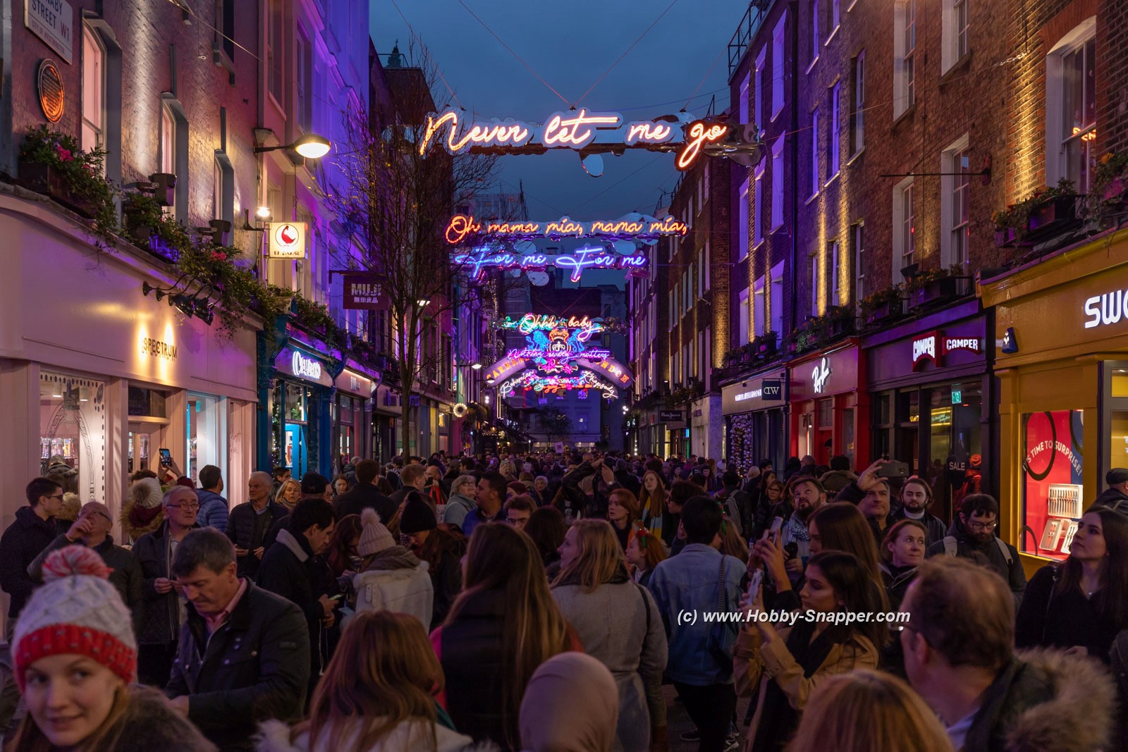 Photo Image Of: Christmas lights at Carnaby Street
