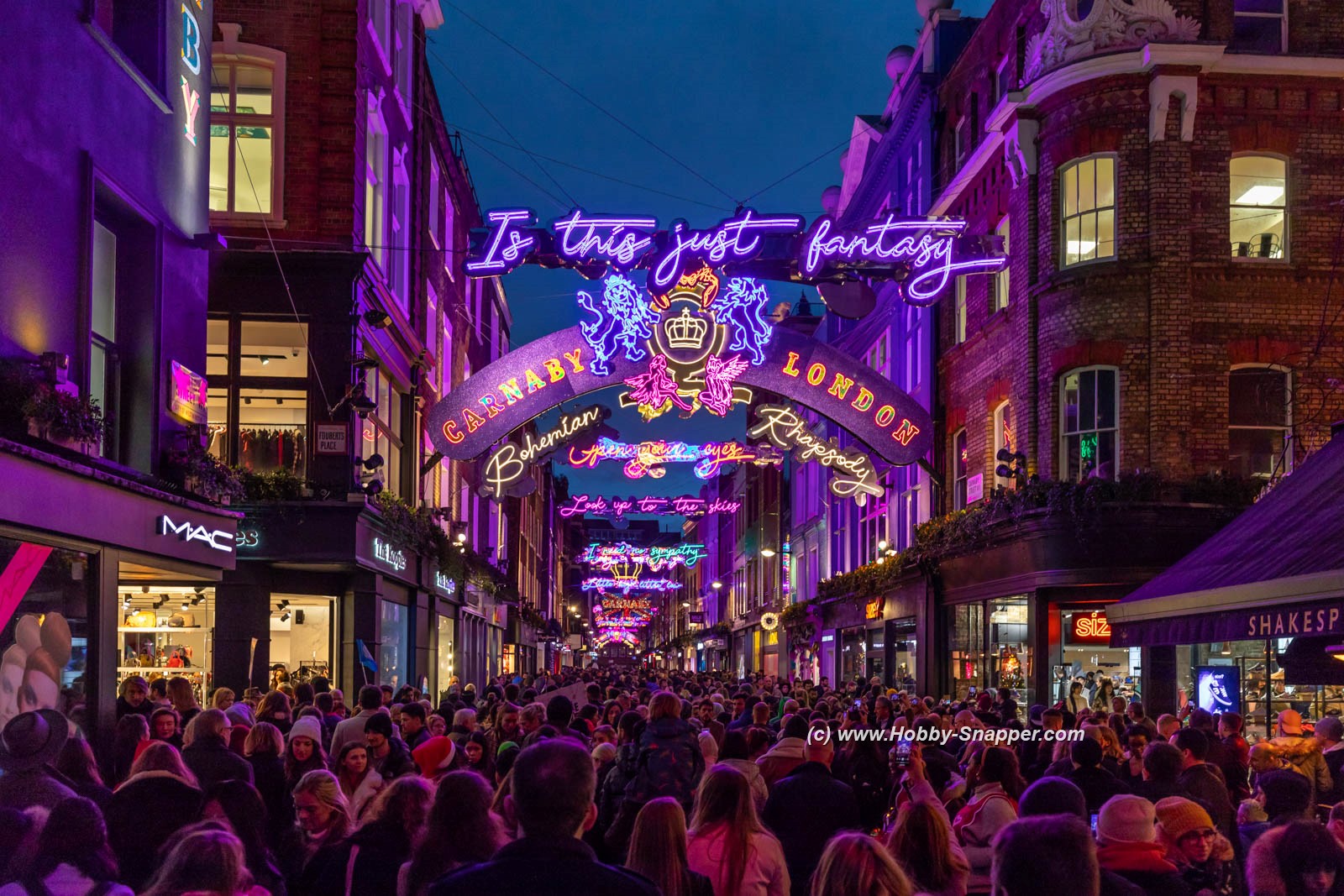 Photo Image Of: Christmas lights at Carnaby Street