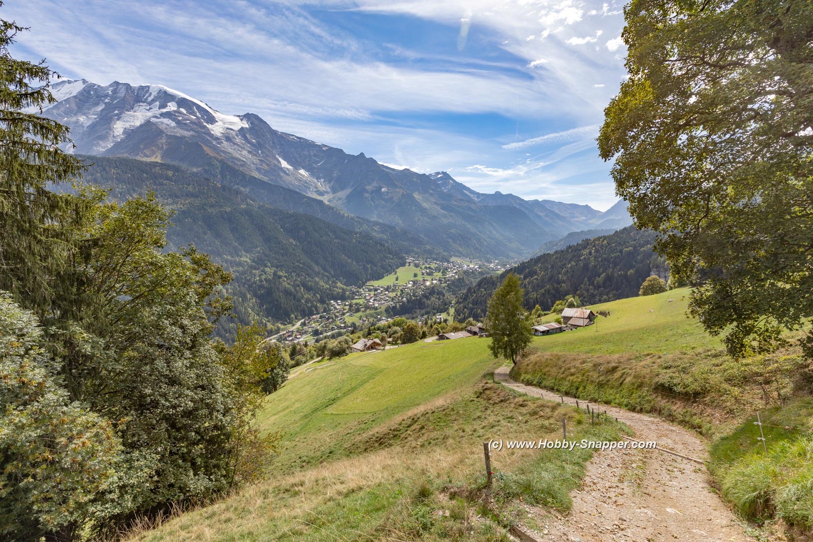 Photo Image Of: Looking back towards Les Contamines