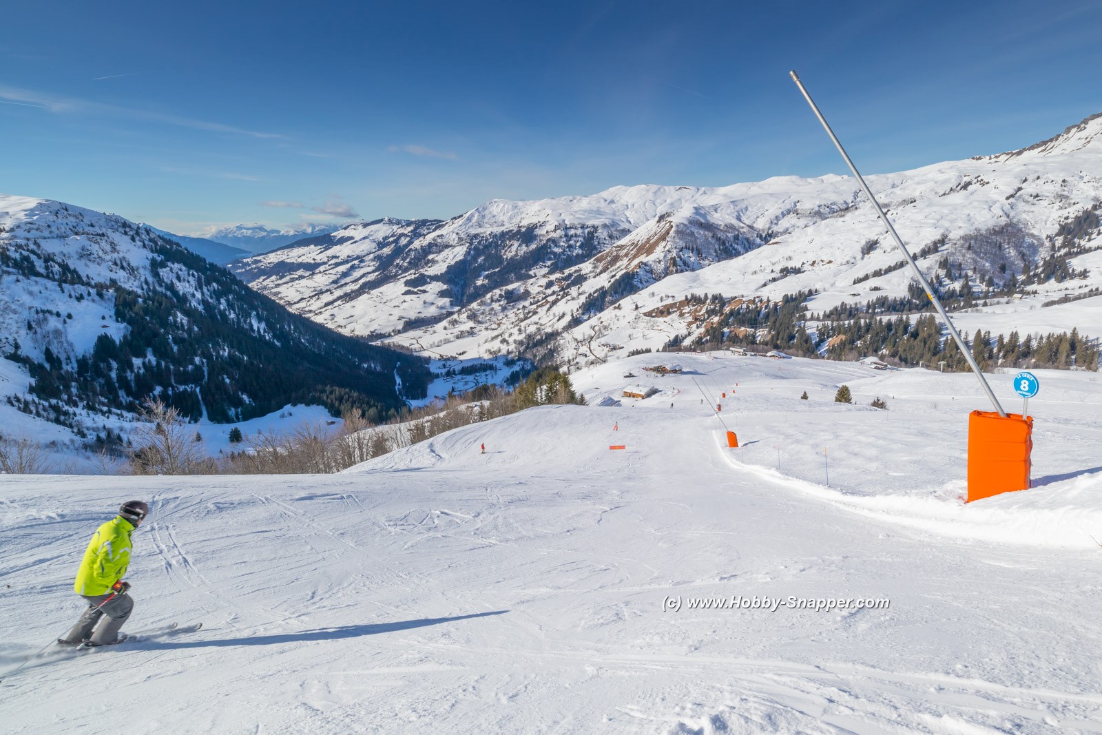 Photo Image Of: Looking down La Croix towards Hauteluce