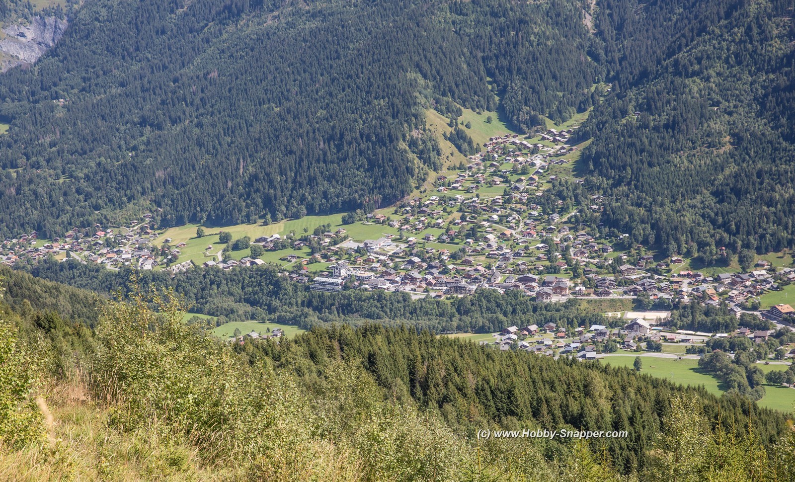 Photo Image Of: Looking down on Les Contamines