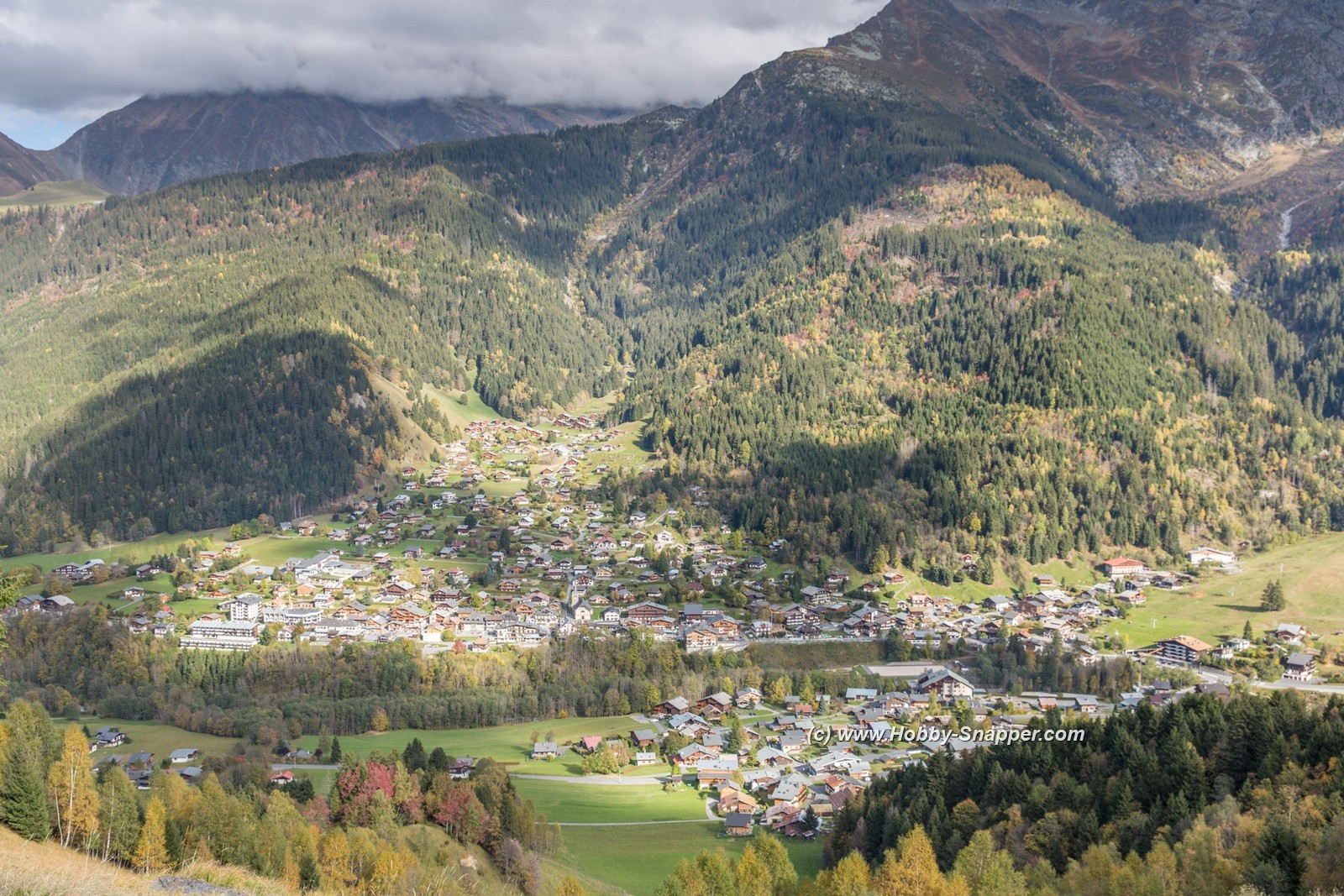 Photo Image Of: Looking down on Les Contamines