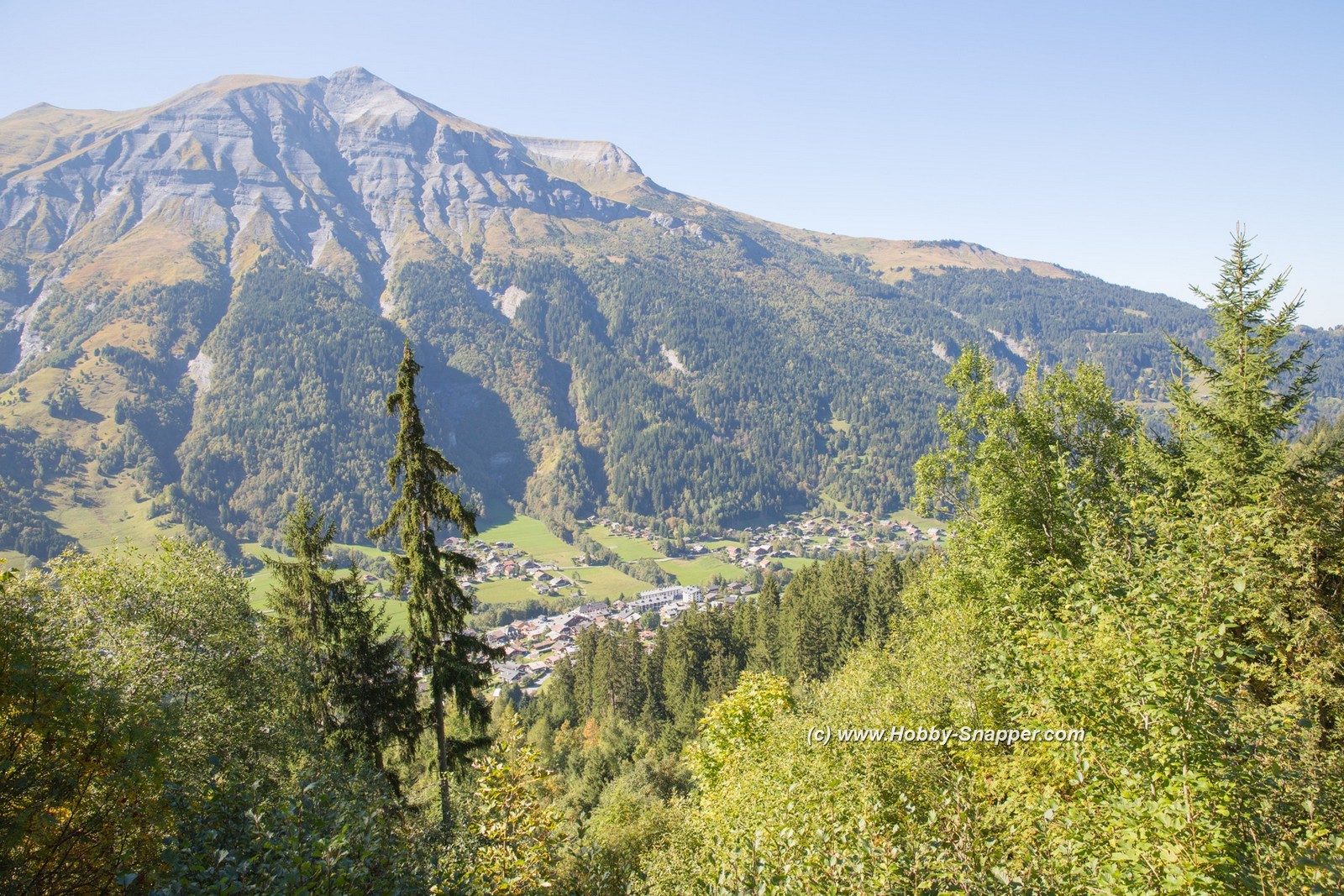 Photo Image Of: Looking down on Les Contamines-Montjoie