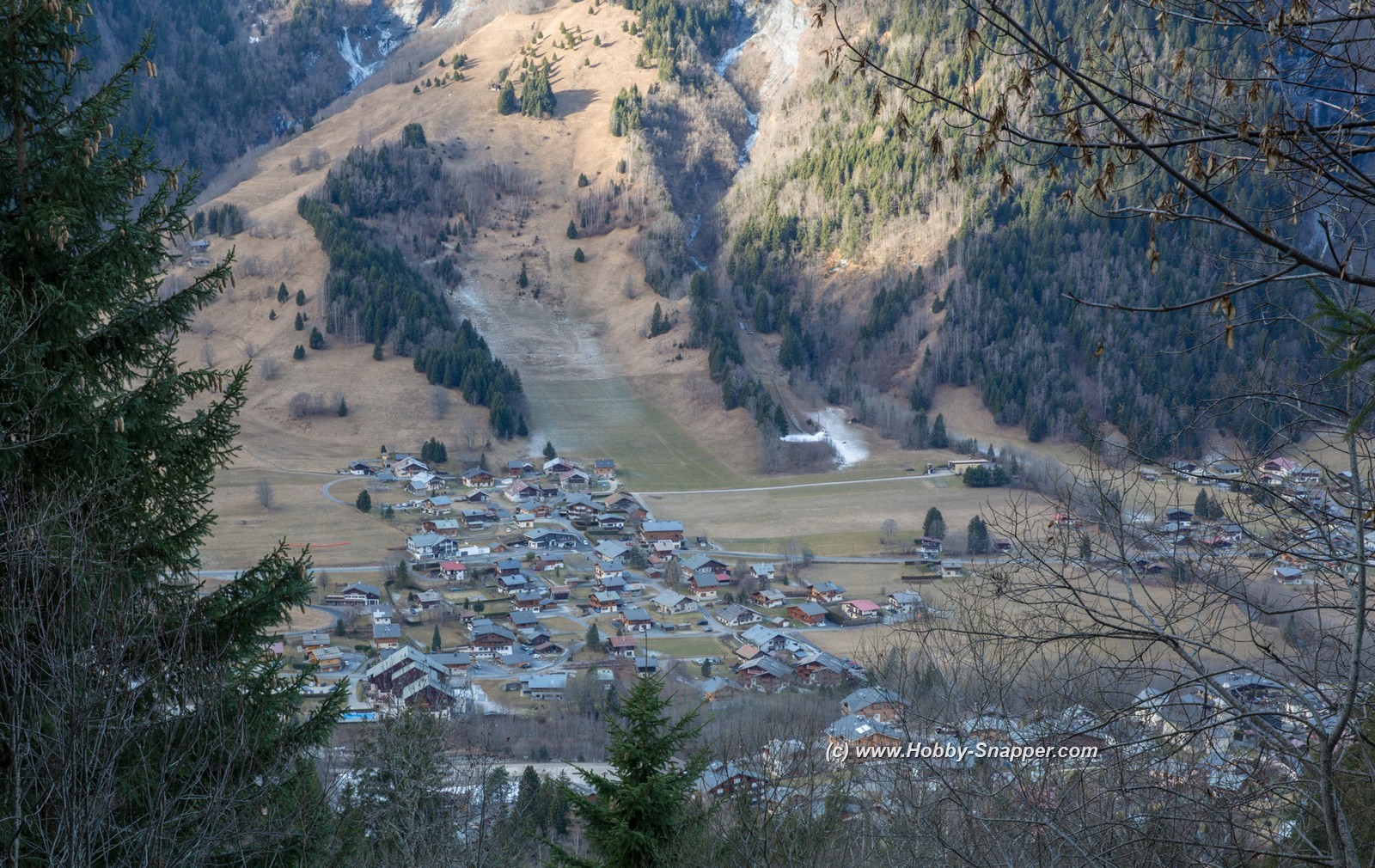 Photo Image Of: Looking down on Les Contamines-Montjoie