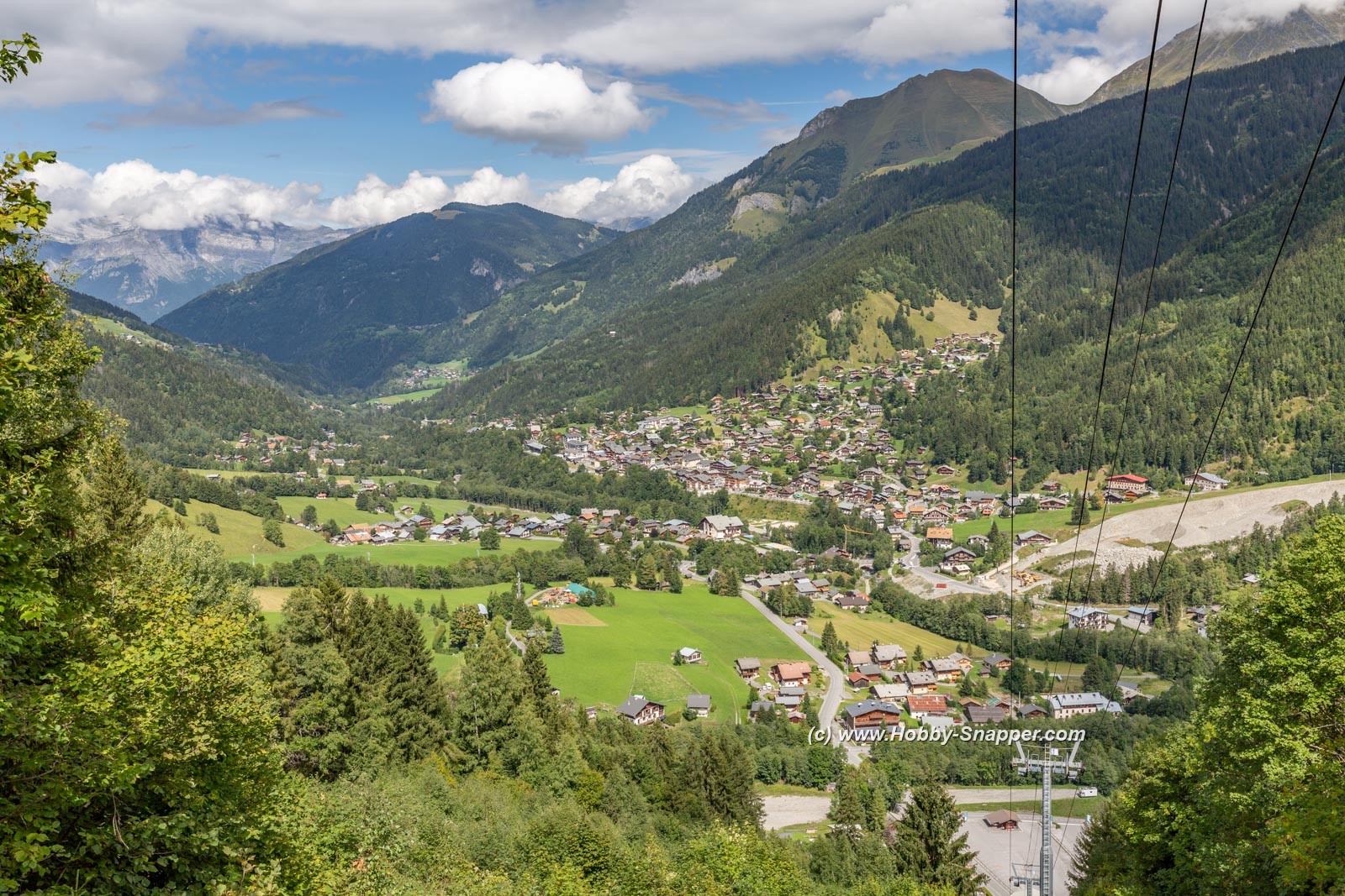 Photo Image Of: Looking down on Les Contamines-Montjoie