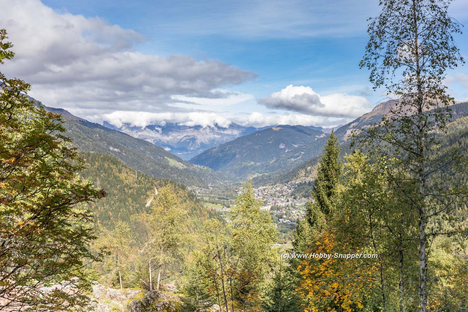 Photo Image Of: Looking down on Les Contamines-Montjoie