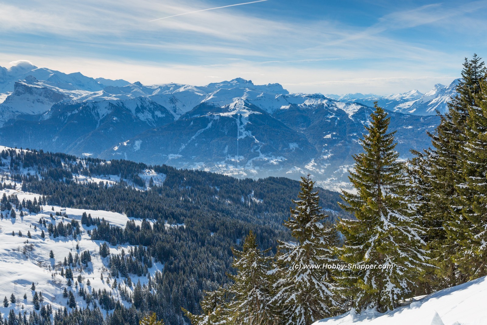 Photo Image Of: Looking down on Morzine