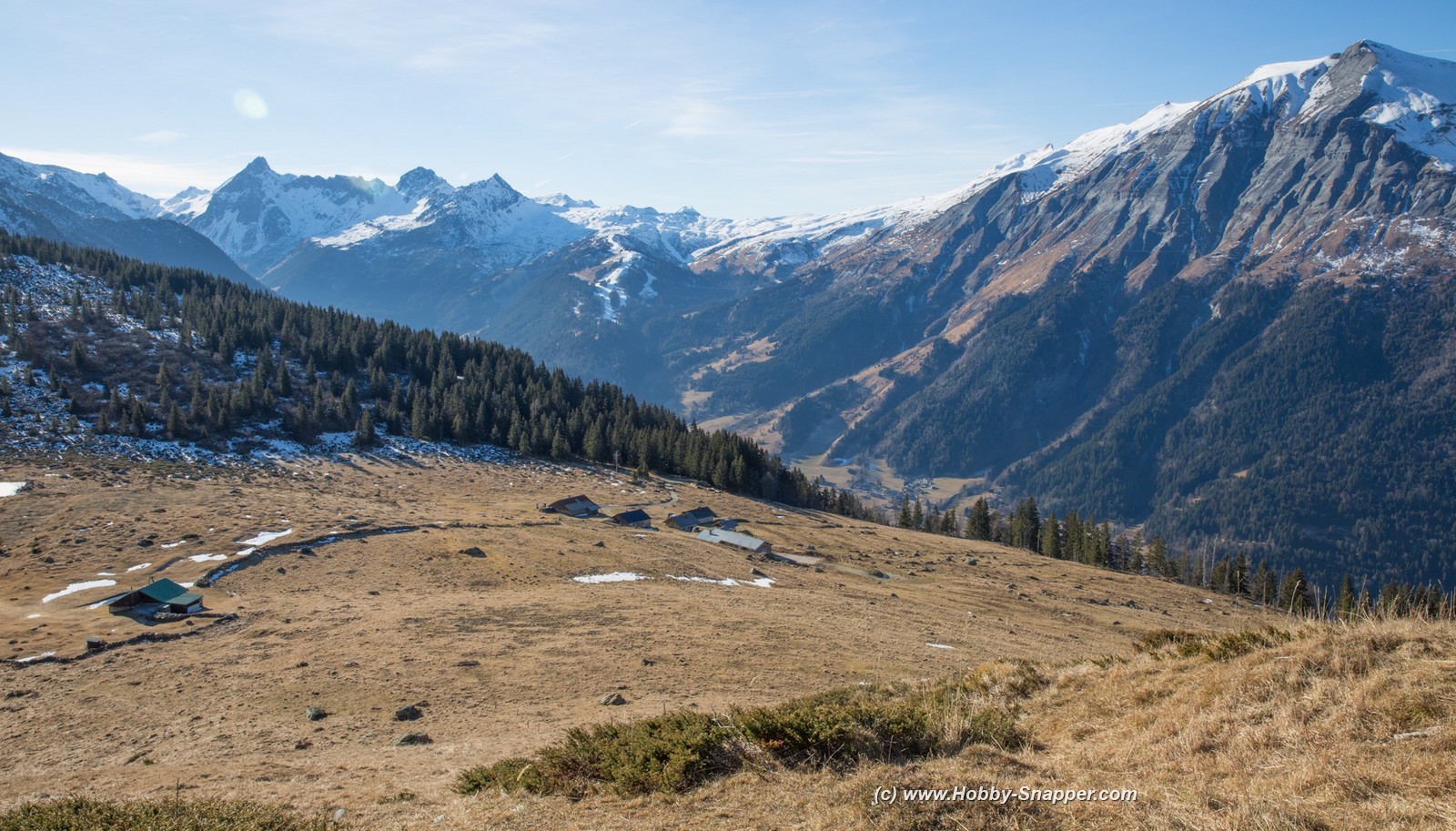 Photo Image Of: Looking down towards Les Contamines
