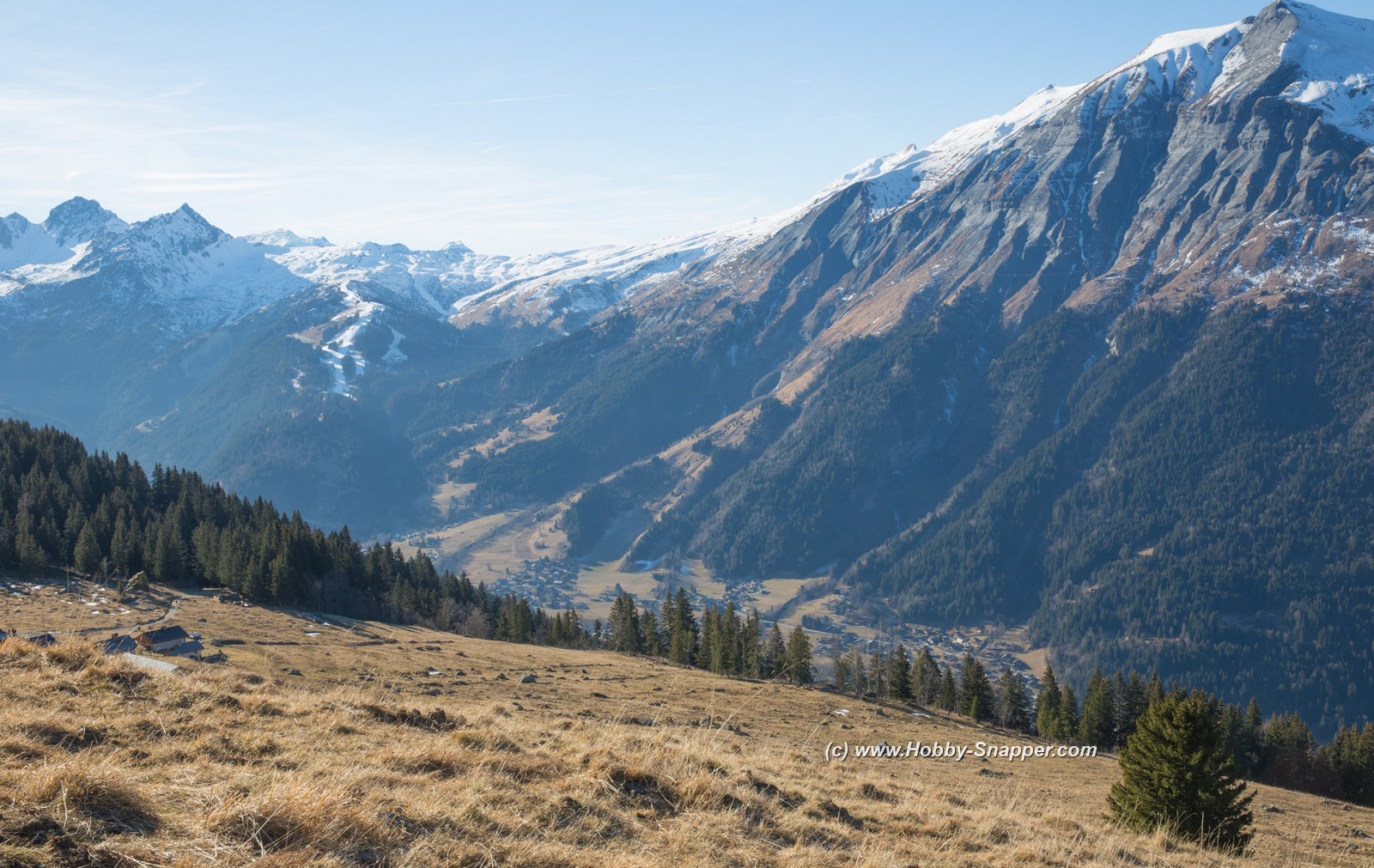 Photo Image Of: Looking down towards Les Contamines