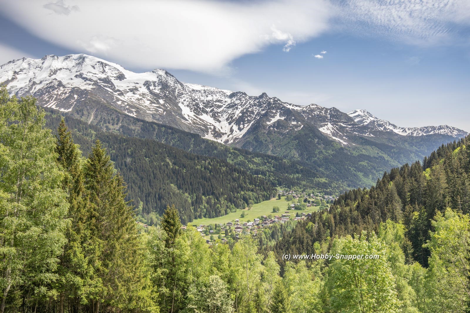 Photo Image Of: Looking south towards Les Contamines