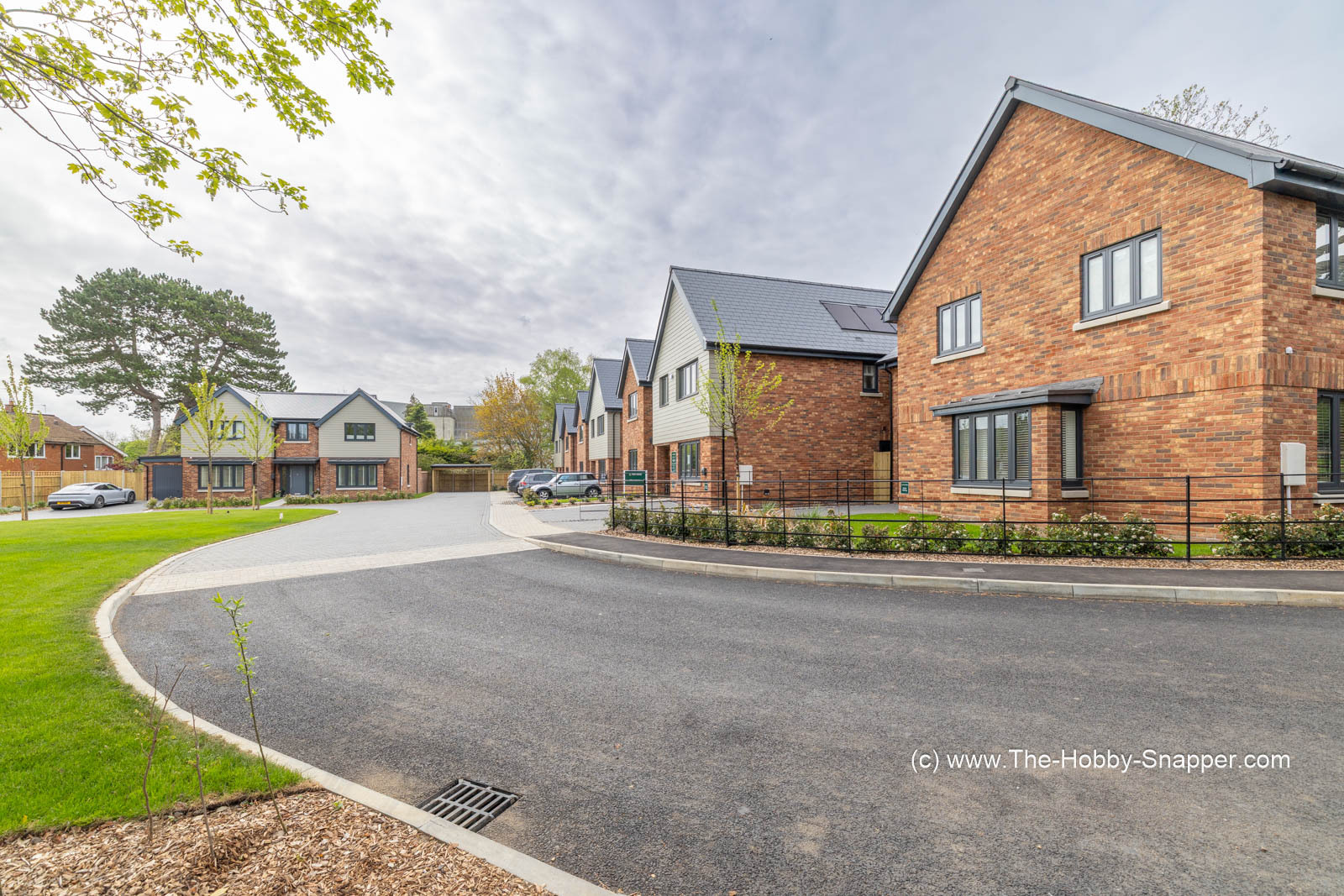 New build houses off Turnpike Lane