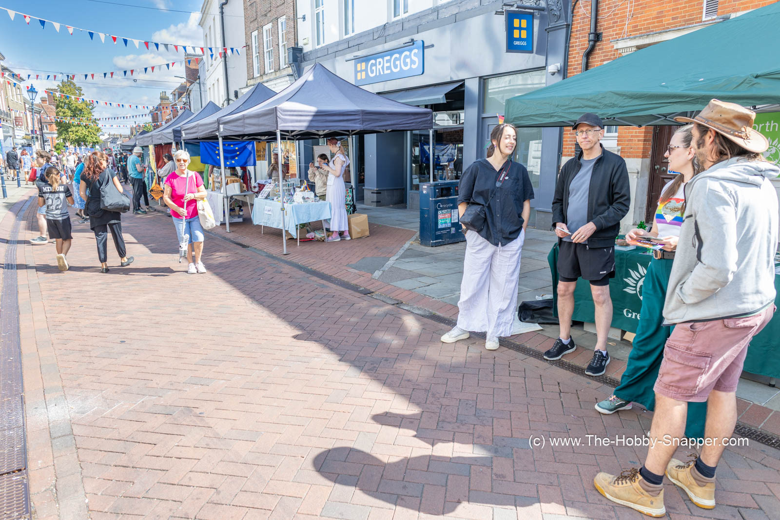 Saturday morning in town