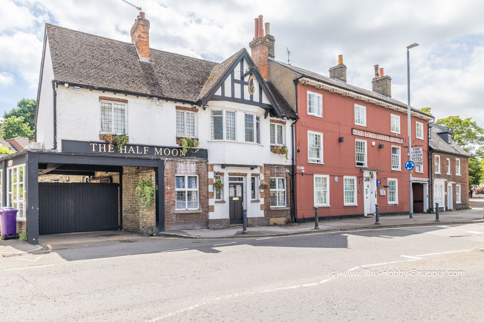 The Half Moon pub and Lister Hotel