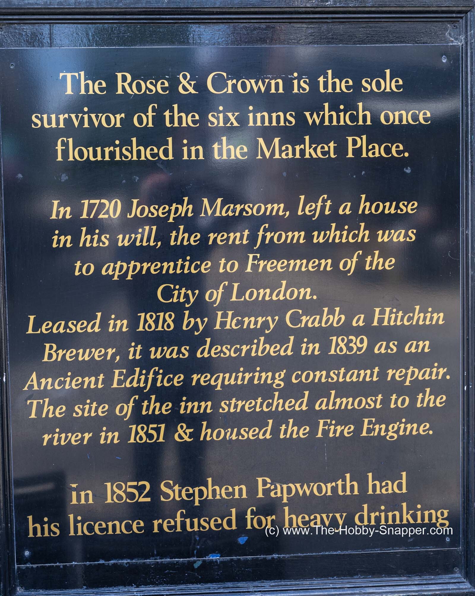 The Rose and Crown pub