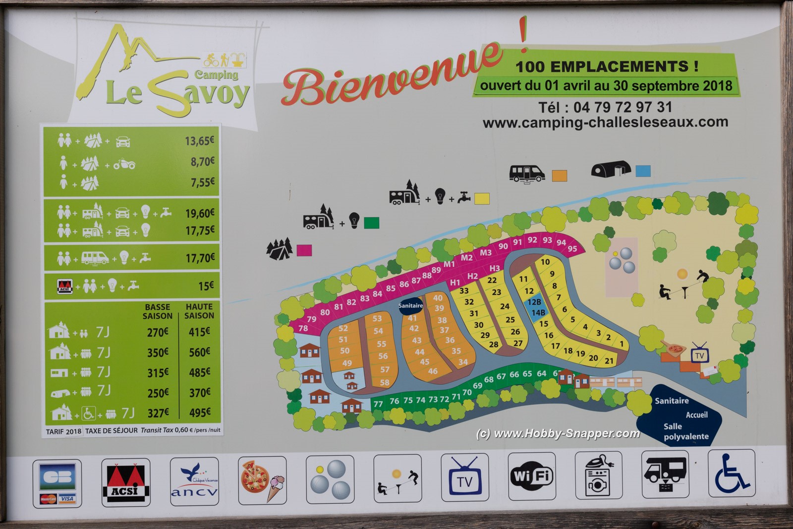 Photo Image Of: The campsite Le Savoy