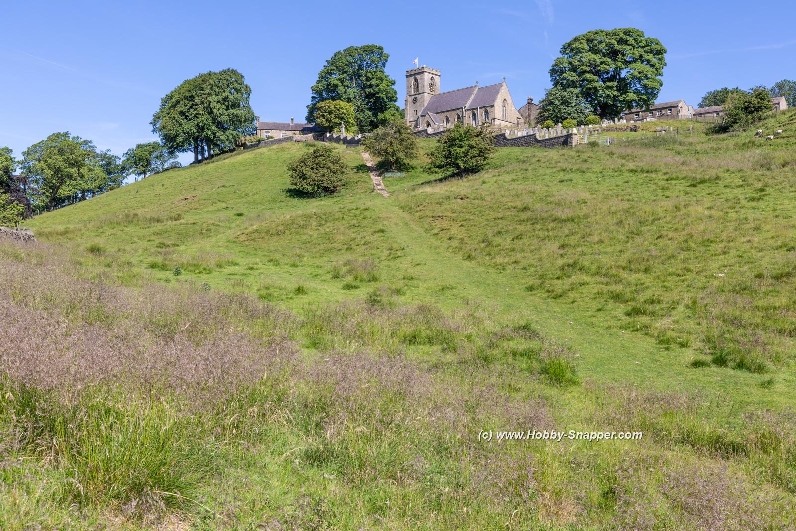 Photo Image Of: The church at Middlesmoor