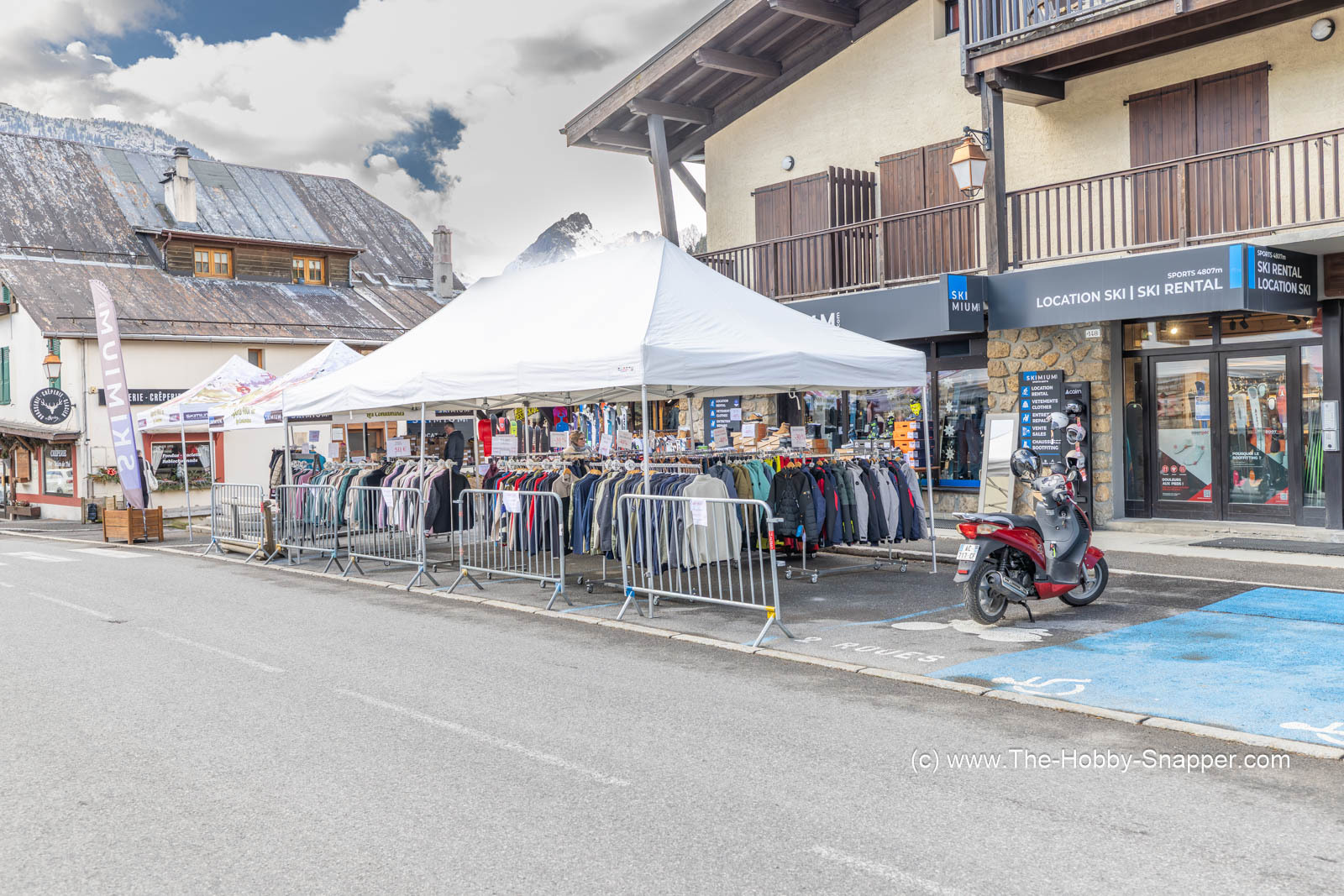 The spring Braderie is on on the village